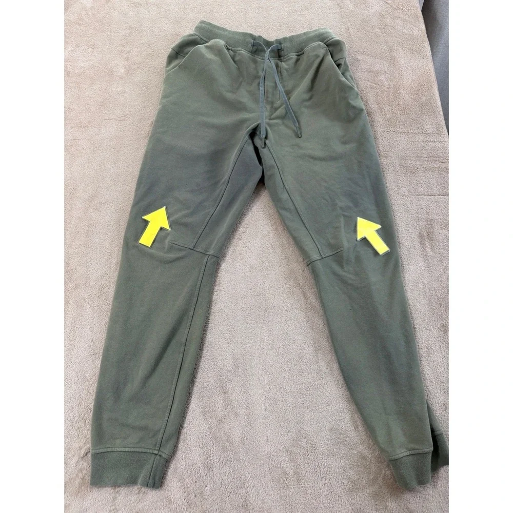 Lululemon City Sweat‎ Jogger Mens Size Small Green Haze Stretch French Terry Gym